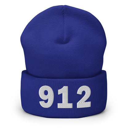912 Area Code Cuffed Beanie