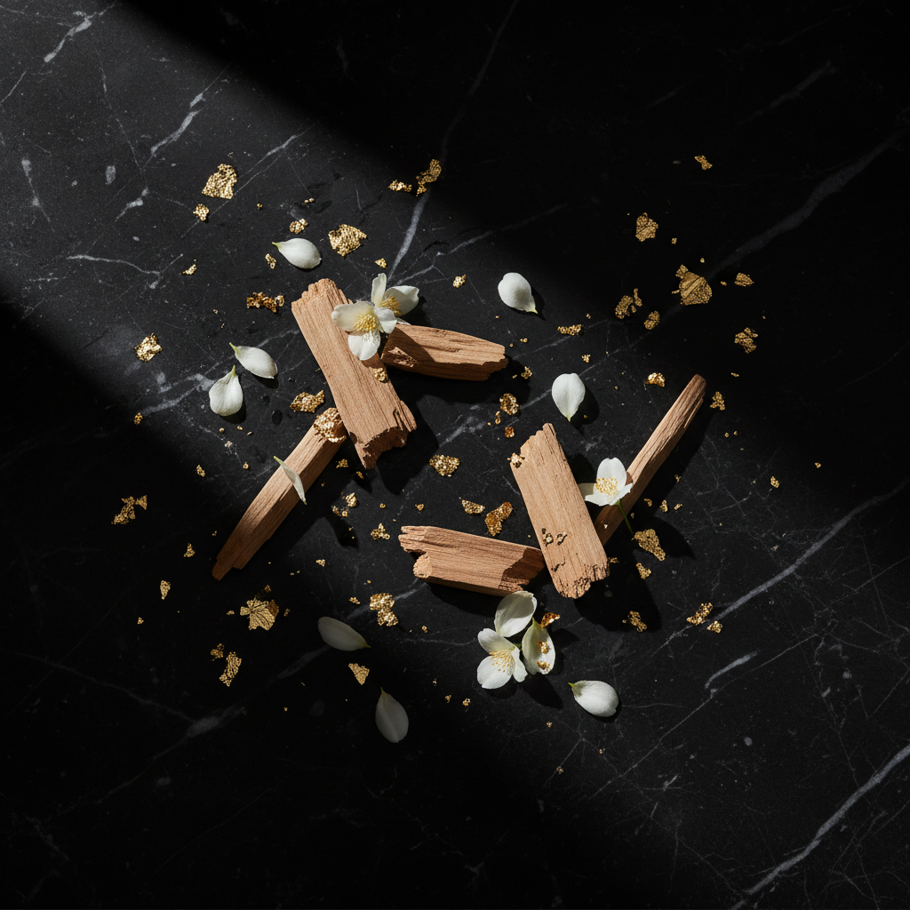 Dark luxury mood lifestyle image for Initio Paragon