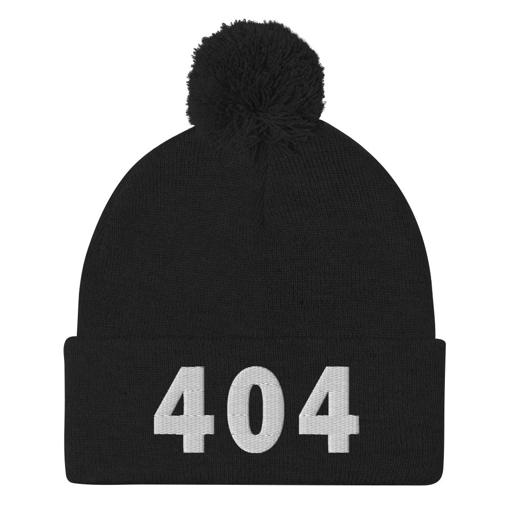 404 Area Code Pom-Pom Beanie