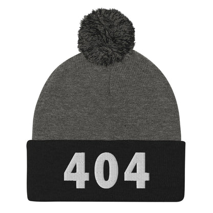 404 Area Code Pom-Pom Beanie