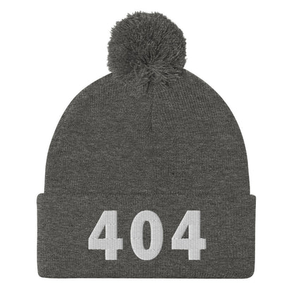 404 Area Code Pom-Pom Beanie