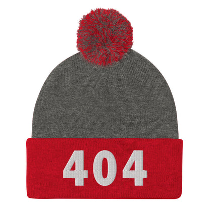 404 Area Code Pom-Pom Beanie