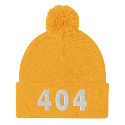 404 Area Code Pom-Pom Beanie