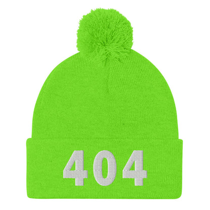 404 Area Code Pom-Pom Beanie