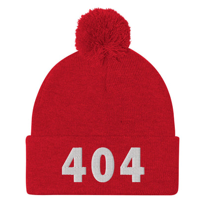 404 Area Code Pom-Pom Beanie
