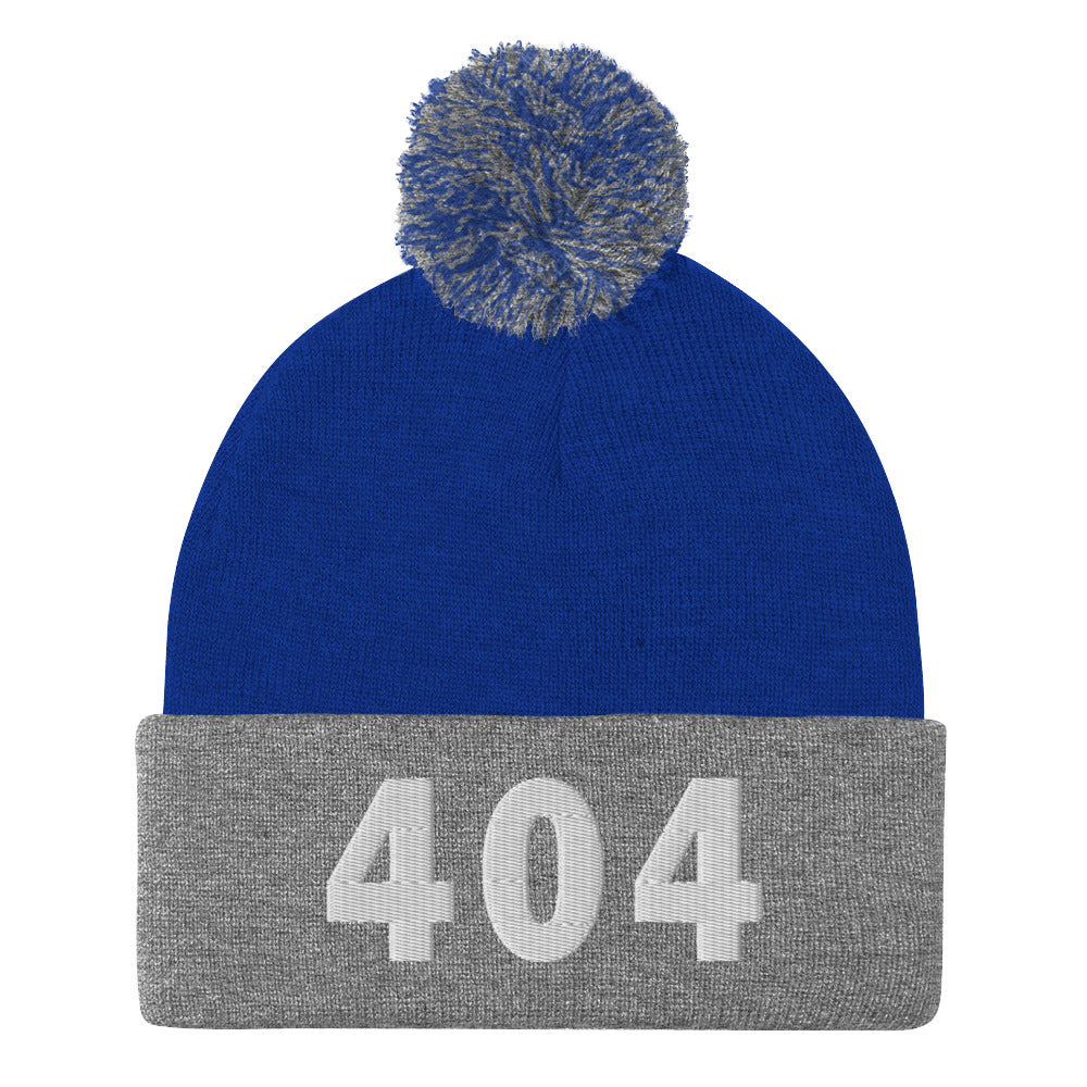 404 Area Code Pom-Pom Beanie