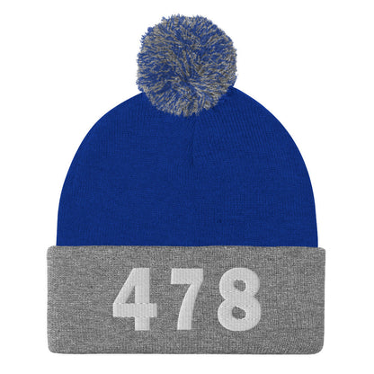 478 Area Code Pom-Pom Beanie