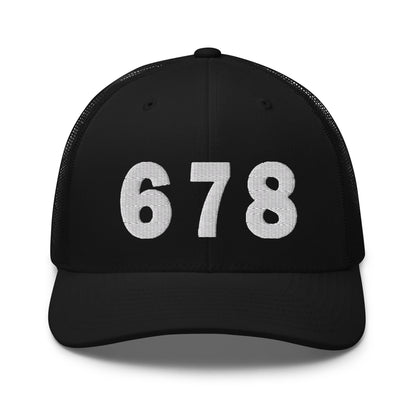 678 Area Code Trucker Cap