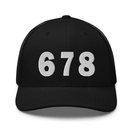 678 Area Code Trucker Cap