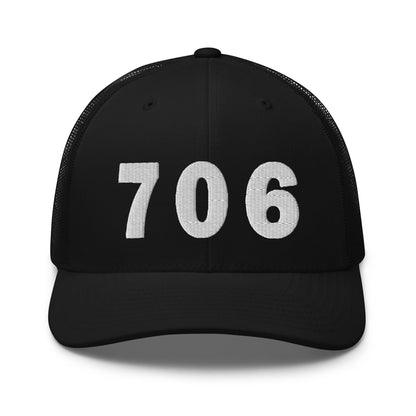 706 Area Code Trucker Cap