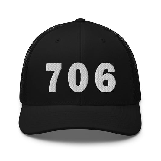 706 Area Code Trucker Cap