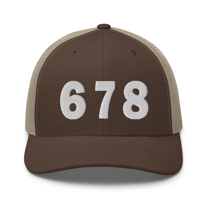 678 Area Code Trucker Cap