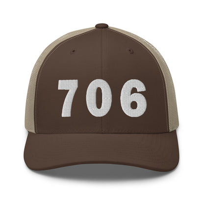 706 Area Code Trucker Cap