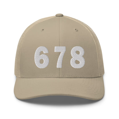 678 Area Code Trucker Cap