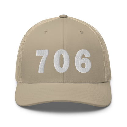706 Area Code Trucker Cap