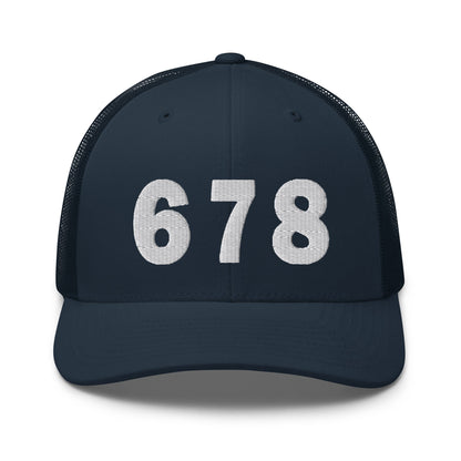 678 Area Code Trucker Cap