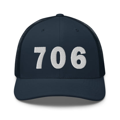 706 Area Code Trucker Cap