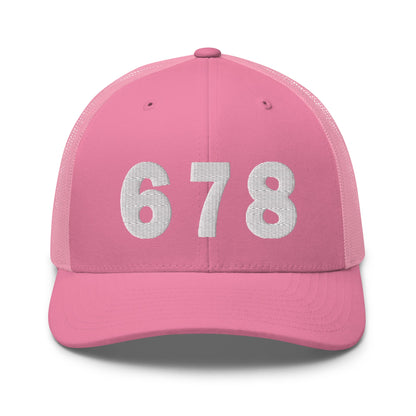 678 Area Code Trucker Cap