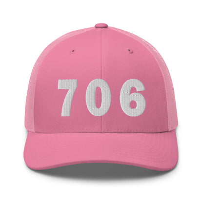 706 Area Code Trucker Cap