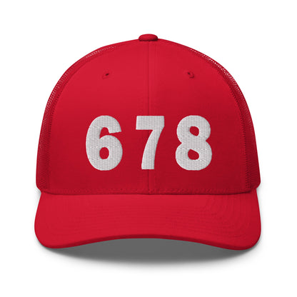 678 Area Code Trucker Cap