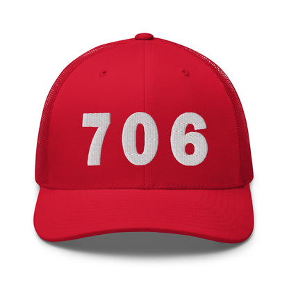 706 Area Code Trucker Cap