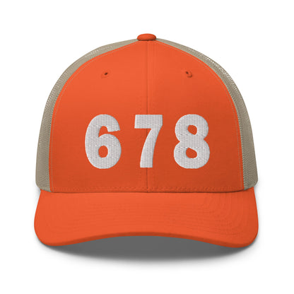 678 Area Code Trucker Cap