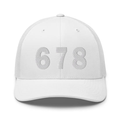 678 Area Code Trucker Cap