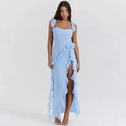 Elegant Long Dress : Women Backless Sexy Dress