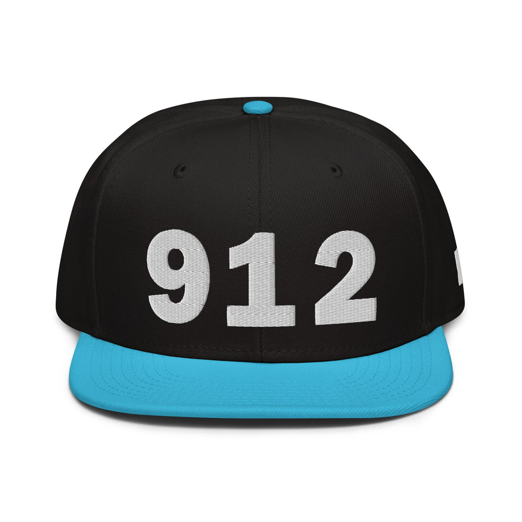912 Area Code Snapback Hat