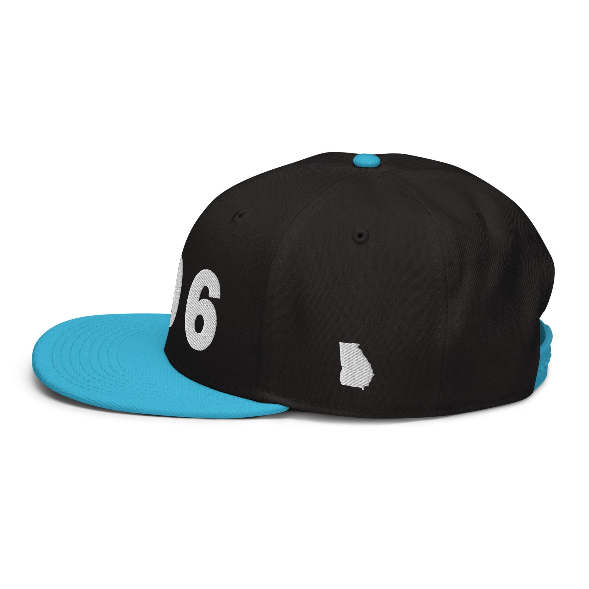706 Area Code Snapback Hat