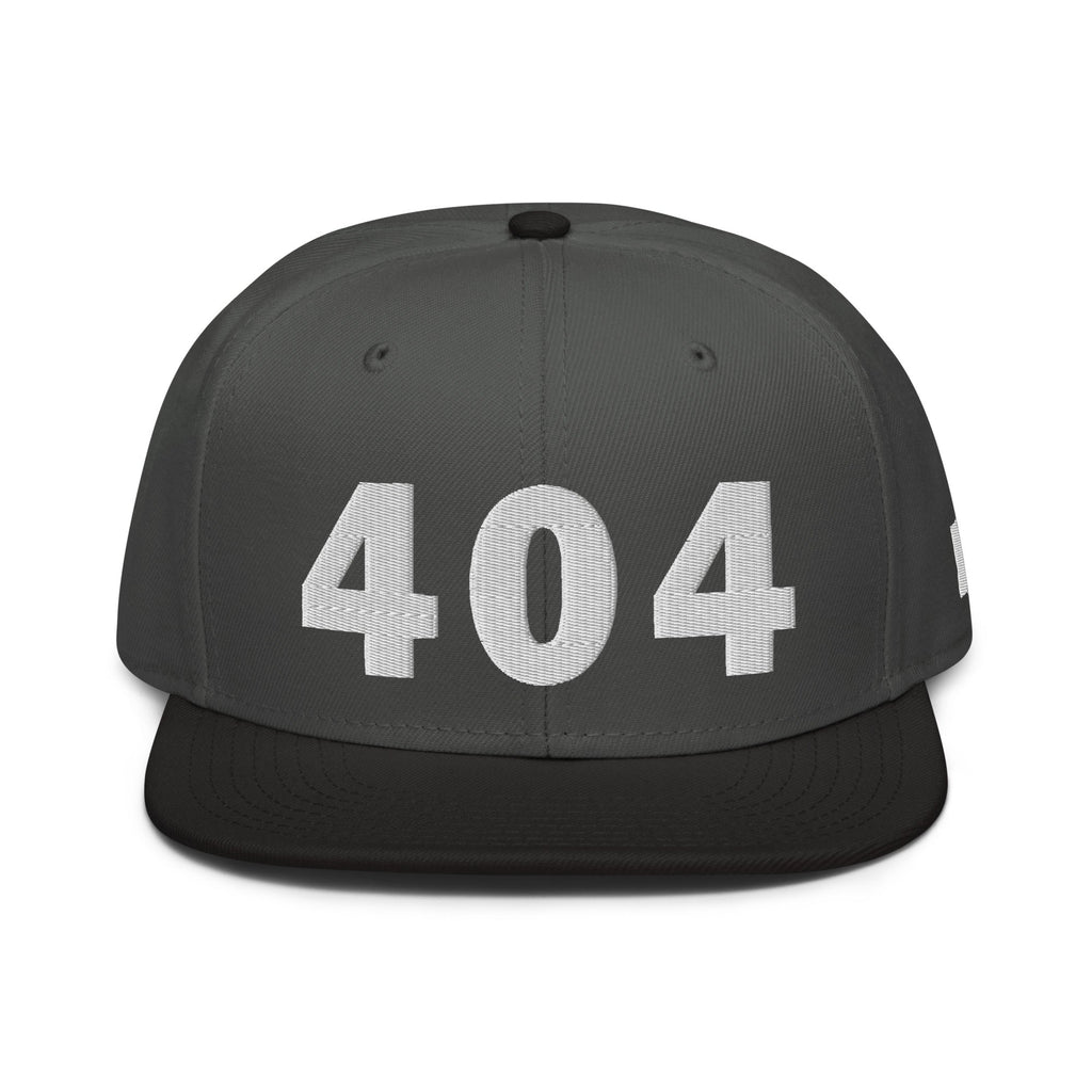 404 Area Code Snapback Hat