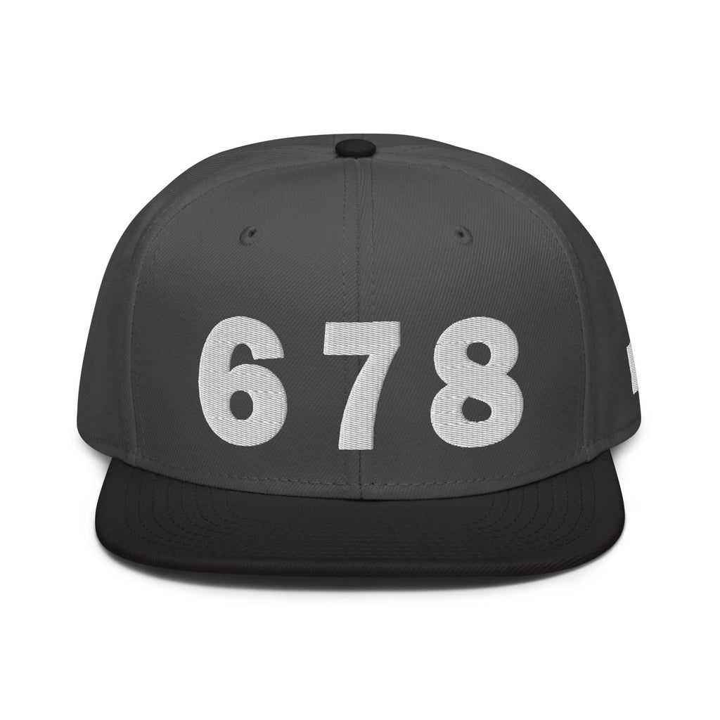 678 Area Code Snapback Hat