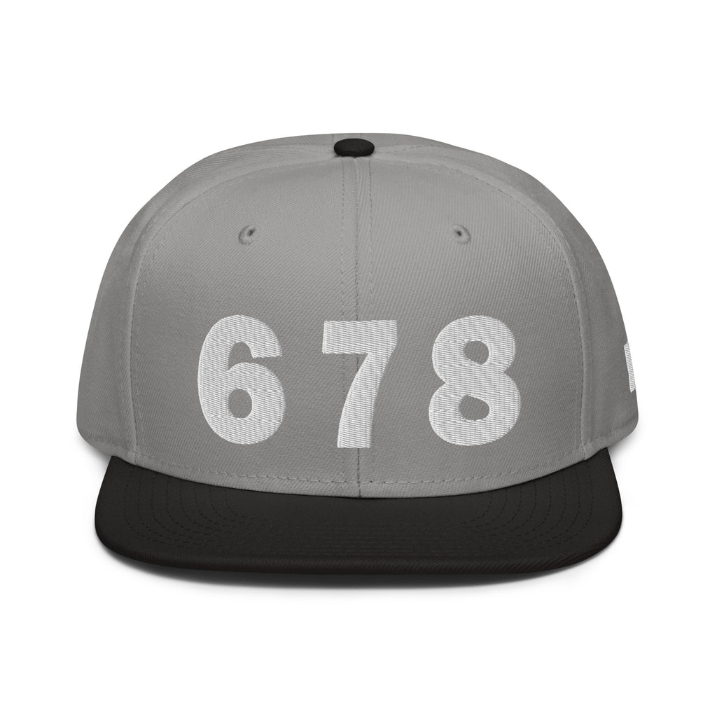 678 Area Code Snapback Hat