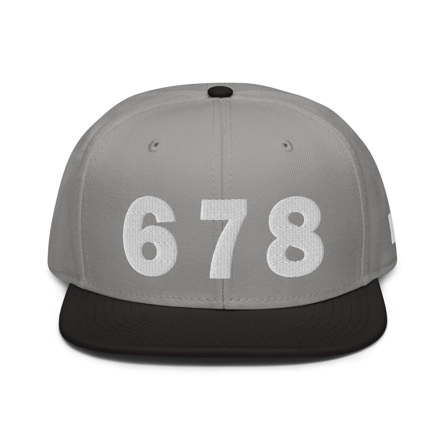 678 Area Code Snapback Hat