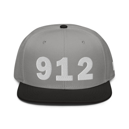 912 Area Code Snapback Hat