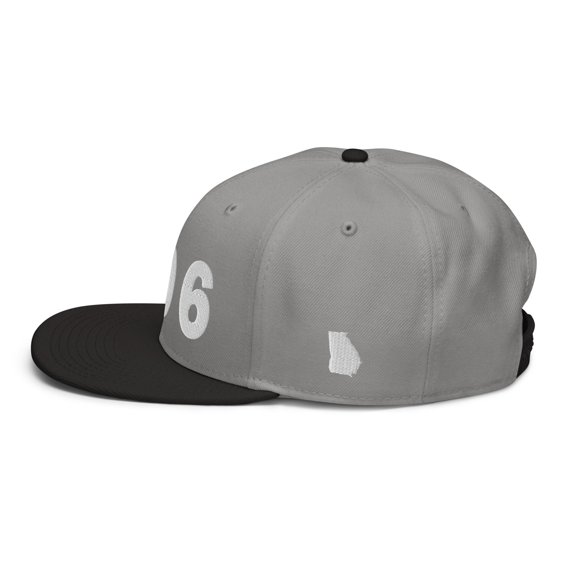 706 Area Code Snapback Hat
