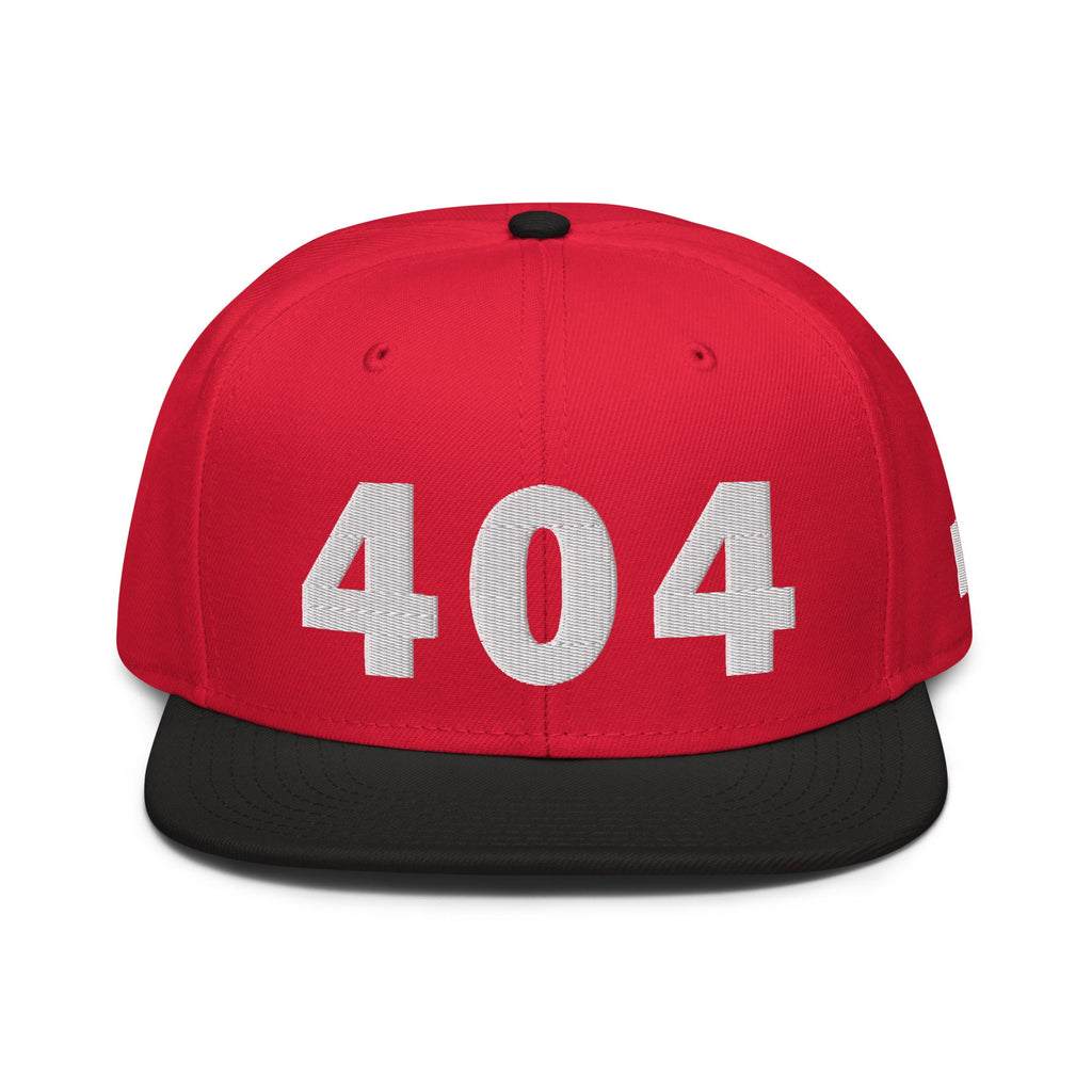 404 Area Code Snapback Hat