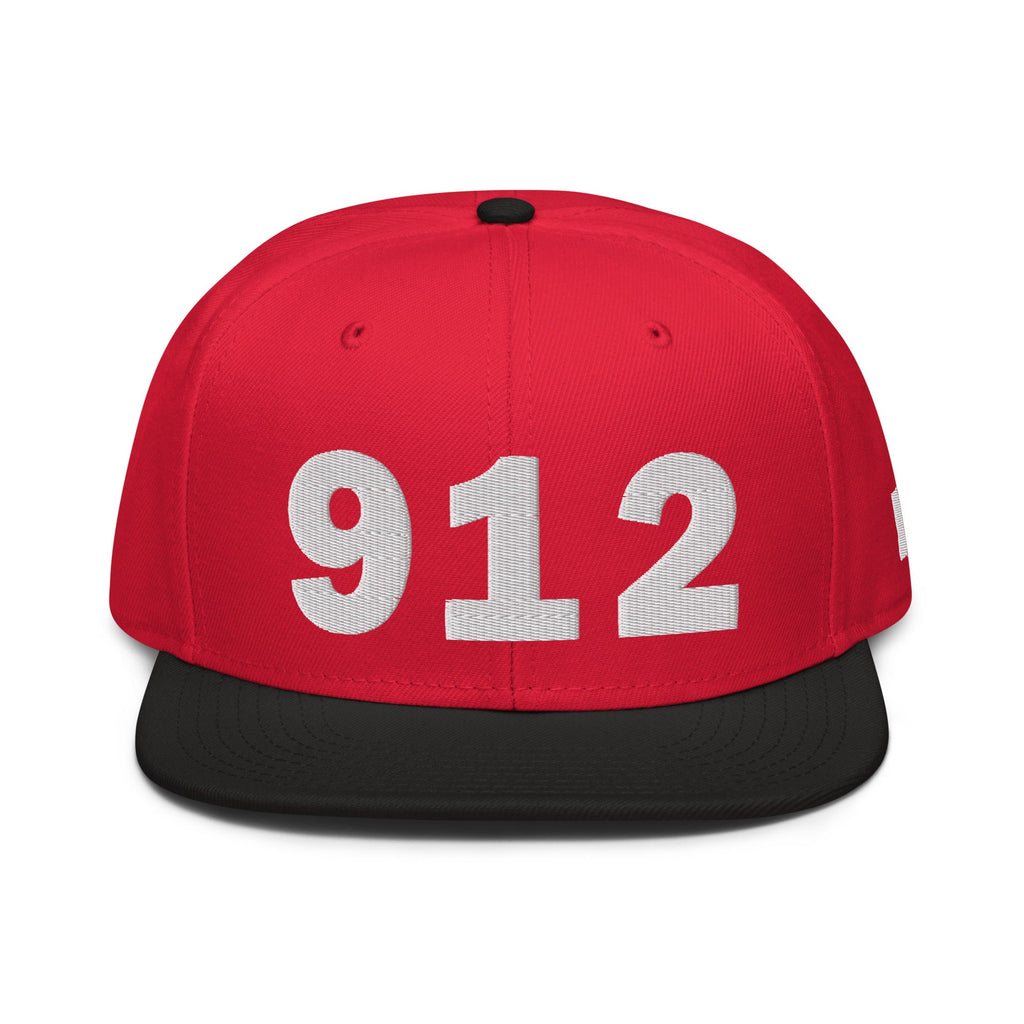 912 Area Code Snapback Hat