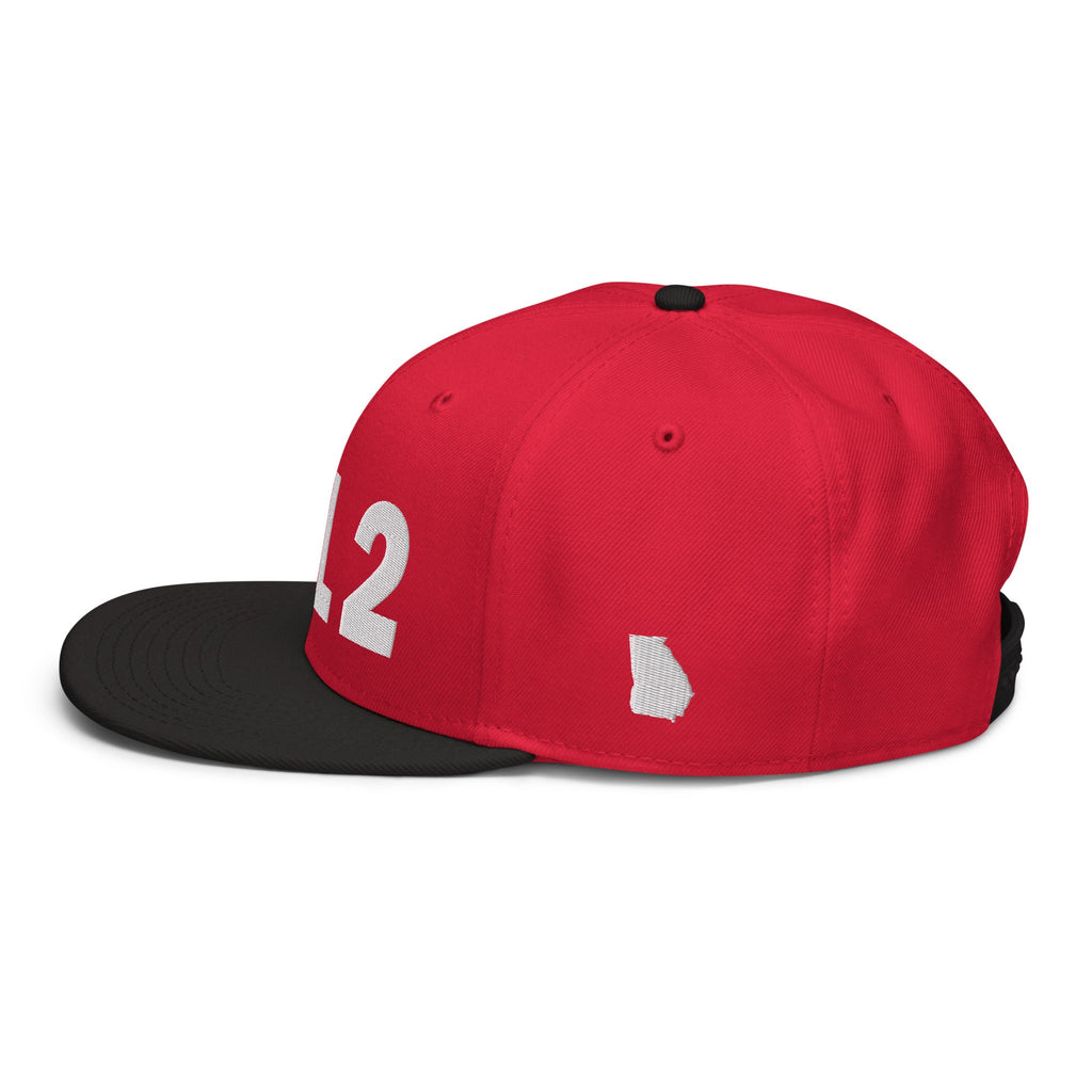 912 Area Code Snapback Hat