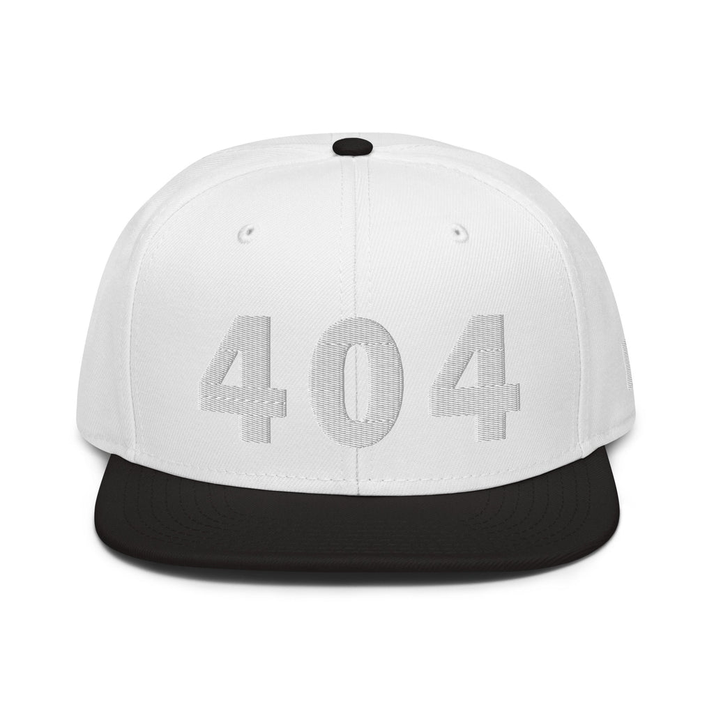 404 Area Code Snapback Hat