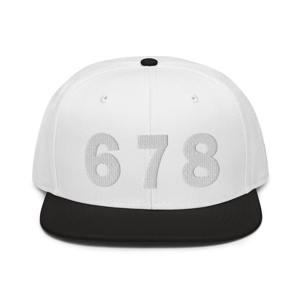 678 Area Code Snapback Hat