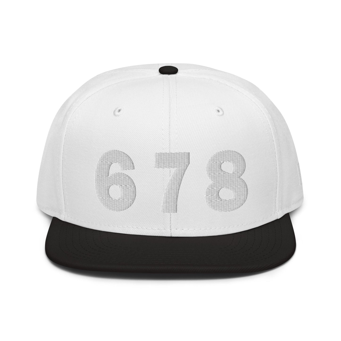 678 Area Code Snapback Hat
