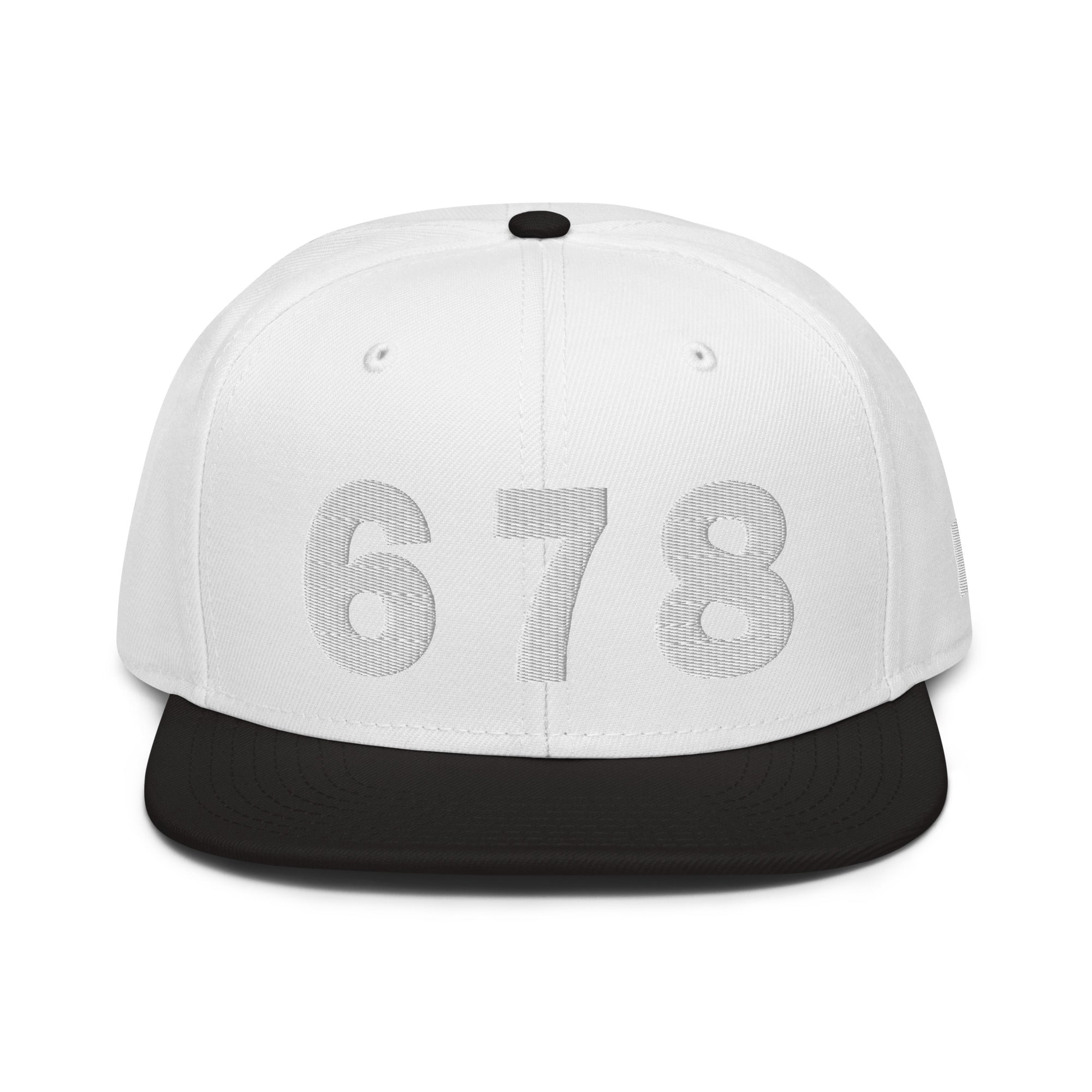 678 Area Code Snapback Hat