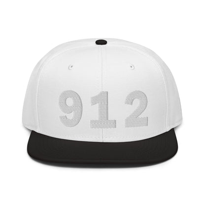 912 Area Code Snapback Hat