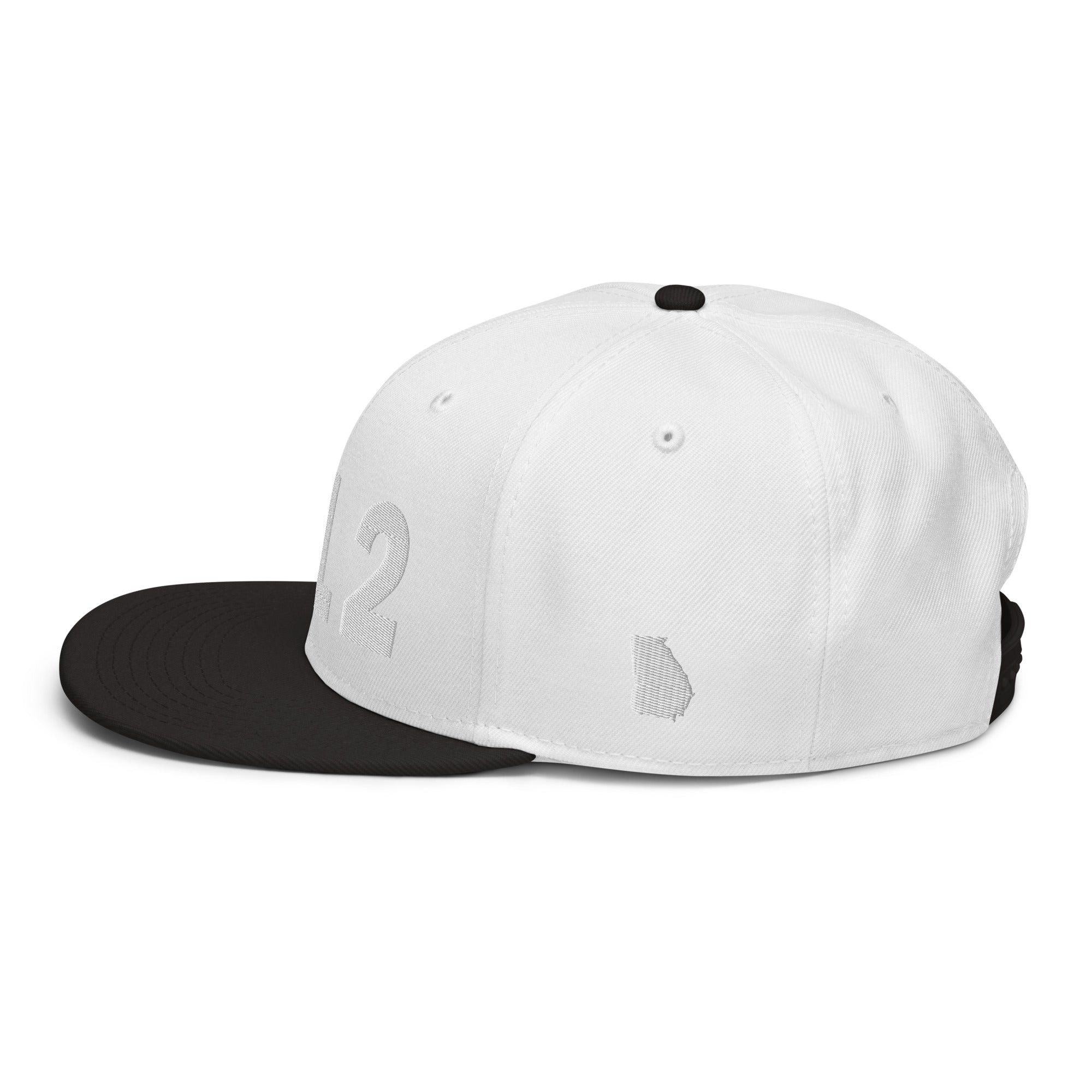 912 Area Code Snapback Hat