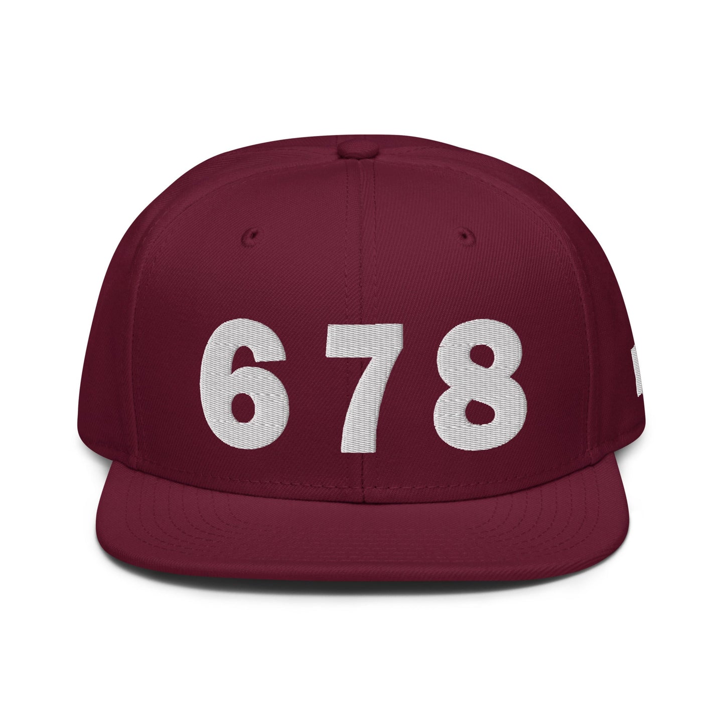 678 Area Code Snapback Hat