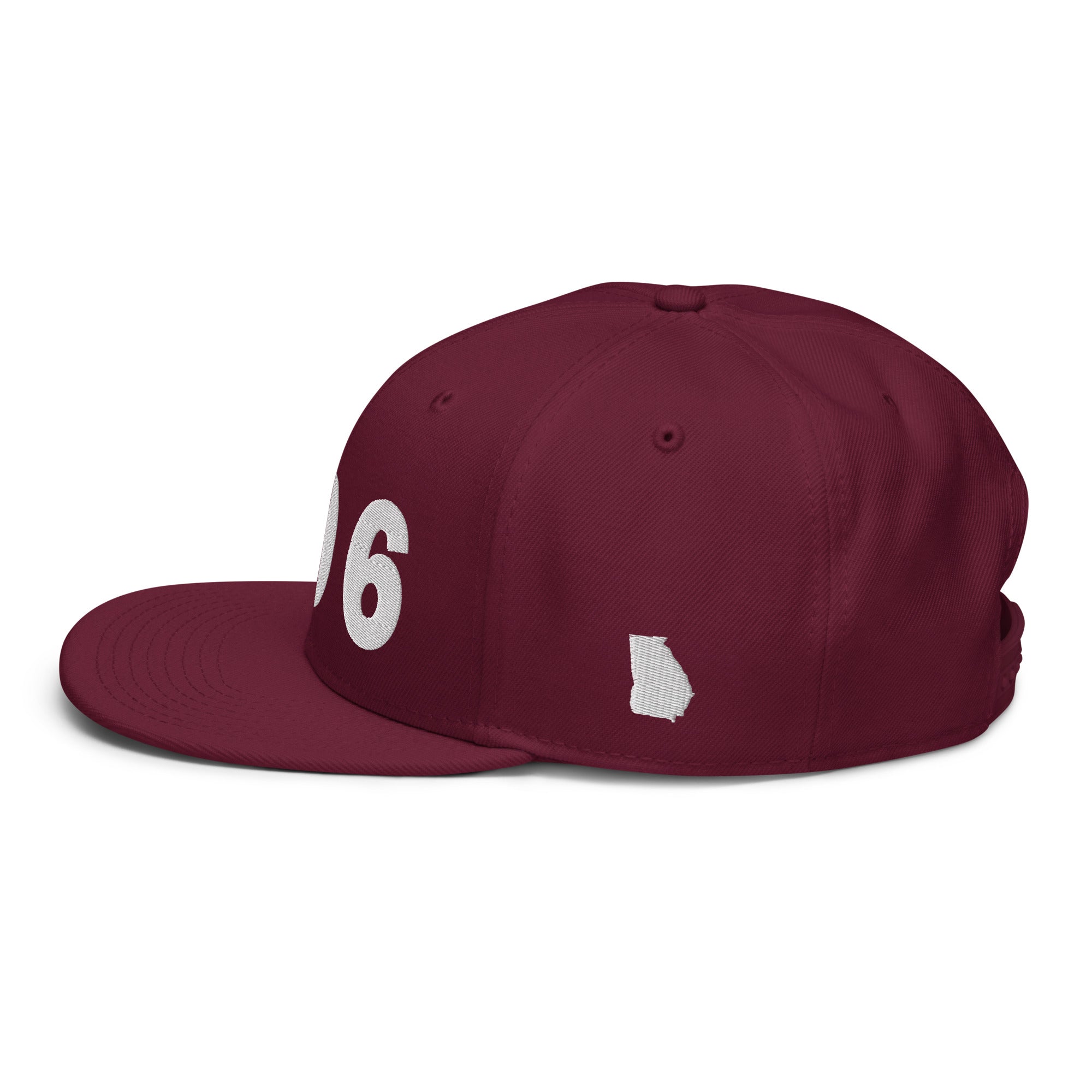 706 Area Code Snapback Hat