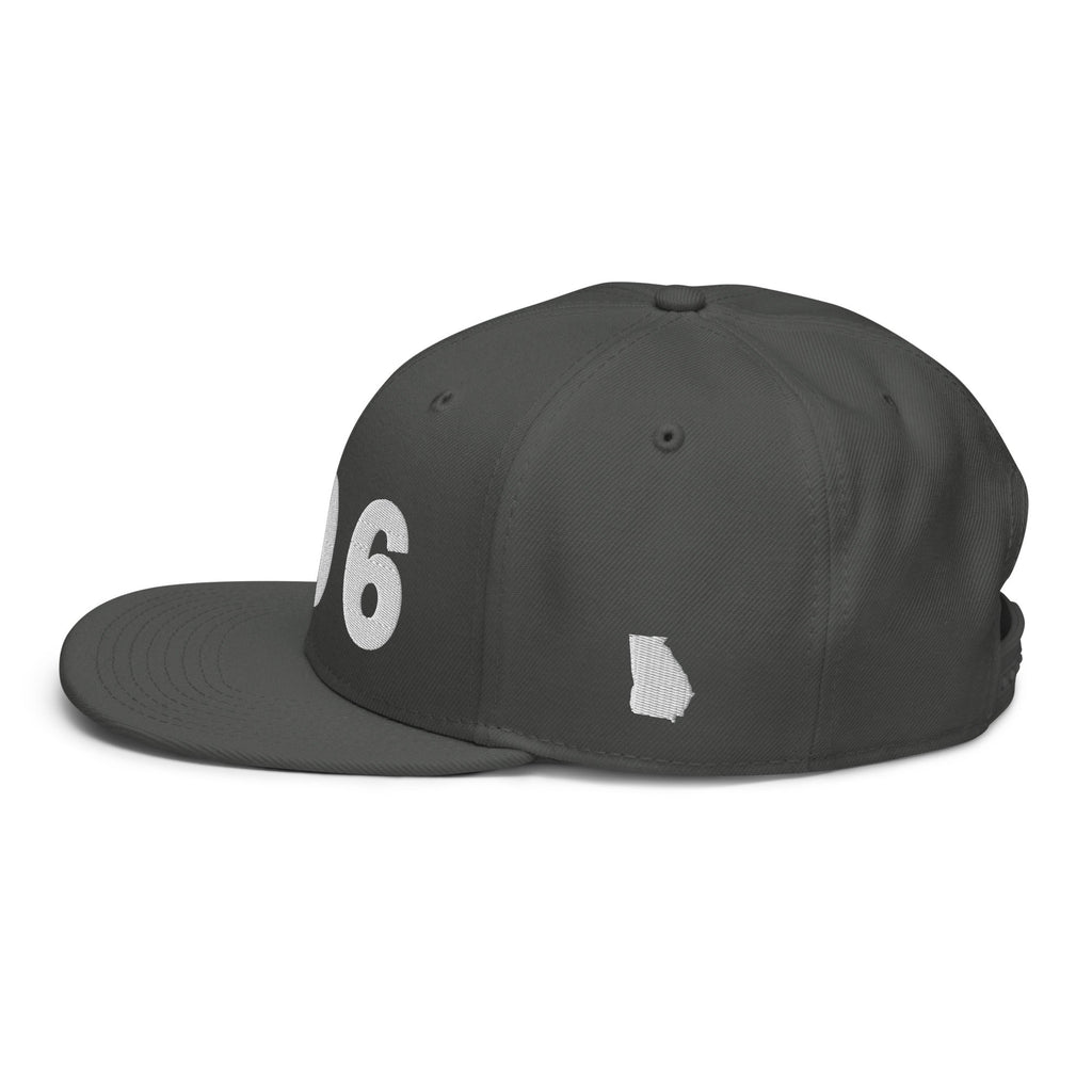706 Area Code Snapback Hat