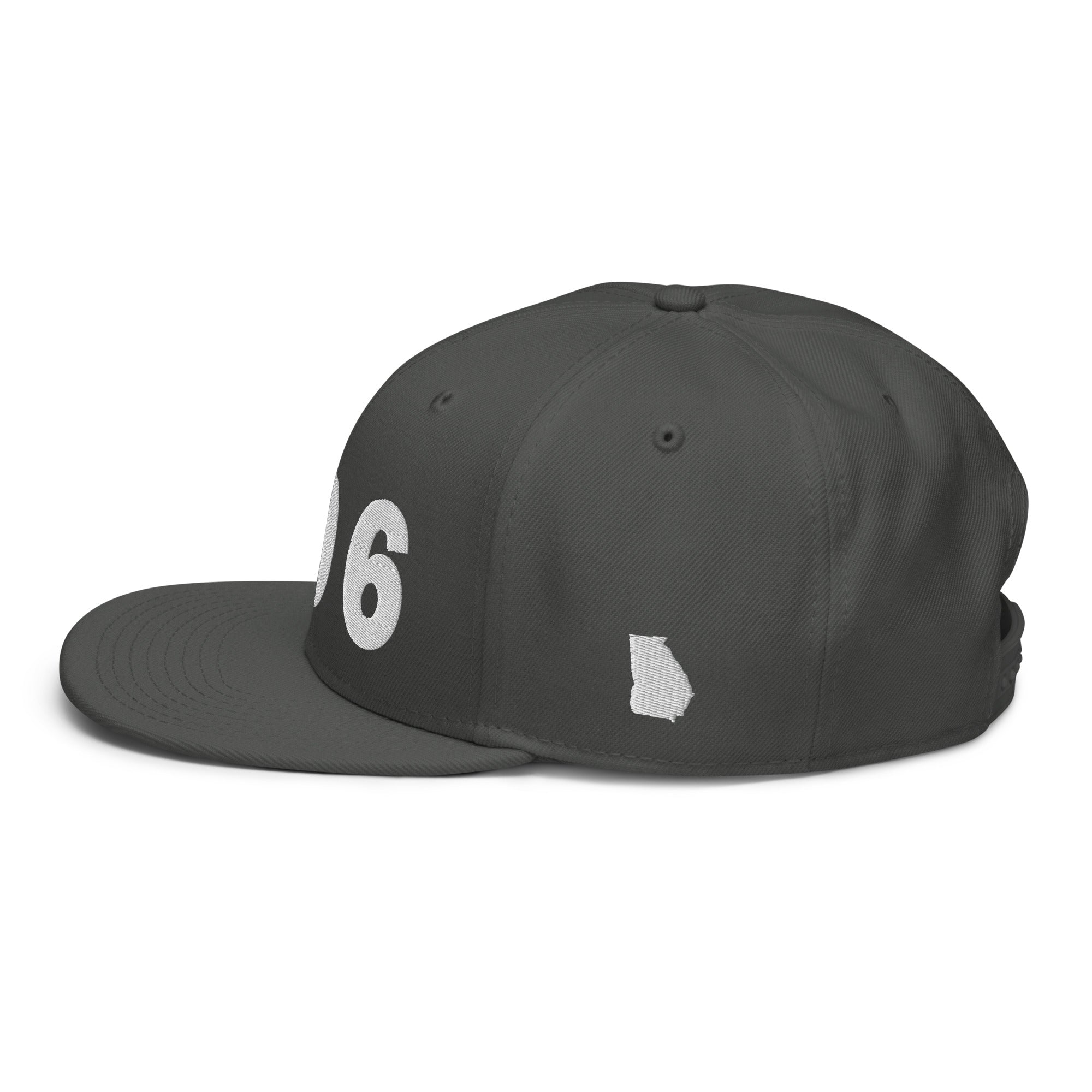 706 Area Code Snapback Hat