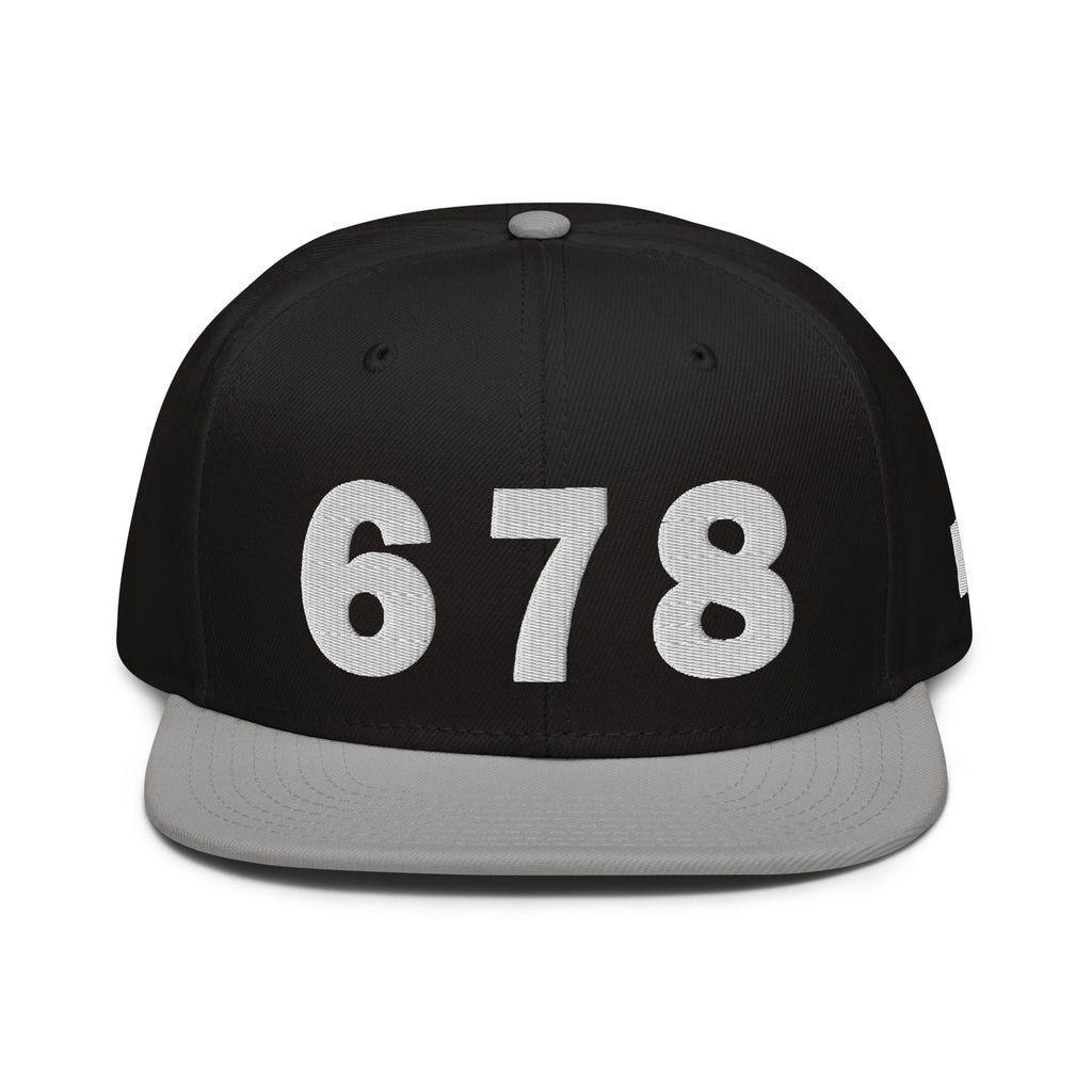 678 Area Code Snapback Hat